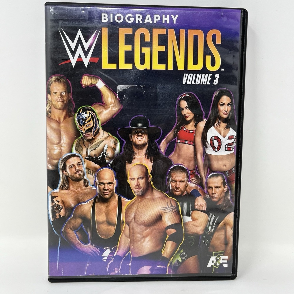 Biography WWE Legends Volume 3 DVD 5-Disc 9-Film Collection A&E Wrestling